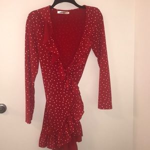 Star Wrap Dress